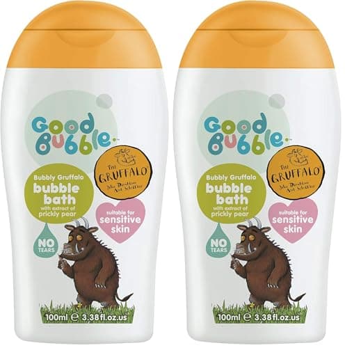 Good Bubble Gruffalo Bubble Bath Travel No Tears Baby Wash 100ml (Pk of 2)