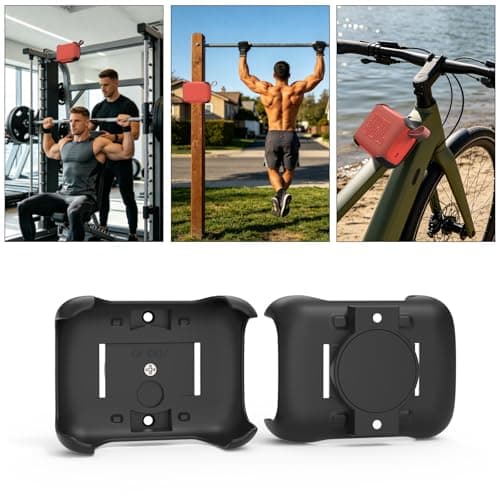 HOLACA Case with Strap for JBL GO 5 Bluetooth Speaker, Magnetic Protective Cover with ABS Hard Shell, Integrated Cinch Strap & Strong Magnet for Gym, Bike, Car Mount — view 6