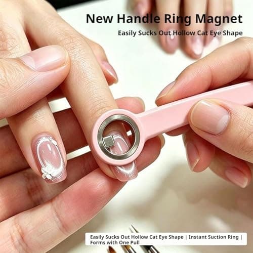 Ring Magnet For Nails Round Hollow 7.2×2.2×0.2 Cm Magnetic Manicure Tools — view 5