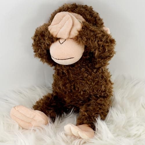Brown Hanging Orangutan Monkey Plush Cuddly Teddy Stuffed Wild Animal Kids Soft Toy — view 3