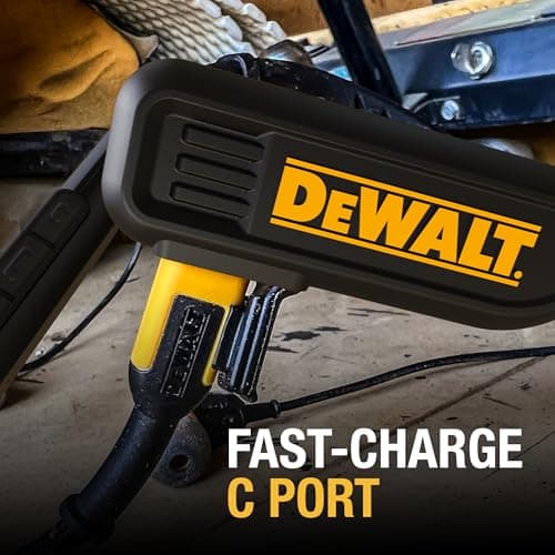 DEWALT Heavy Duty Bluetooth Neckband Headphones, Wireless Around the Neck Earbuds with 30H Runtime + Noise Isolation, Secure Magnetic Wireless Earbuds, Jobsite Pro Built-in Mic Bluetooth Headsets — view 5