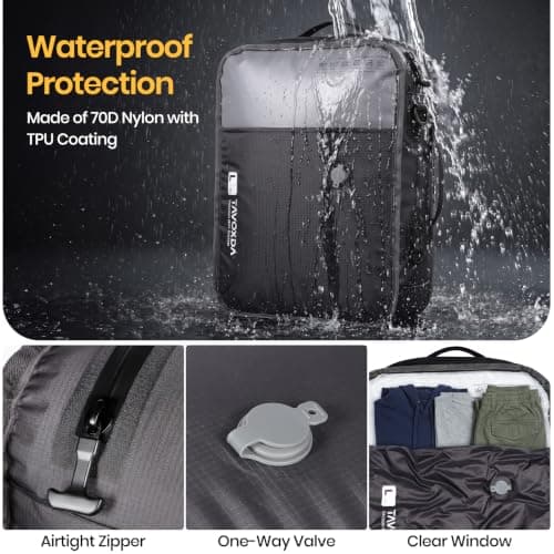 Tavoxda 41L Vacuum Bags for Travel with Wireless Electric Pump-1 Pack+Pump — view 3