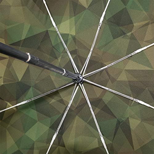 Mnsruu Compact Travel Umbrella Military Camouflage Auto Open Close Umbrella Windproof Anti-UV — view 5