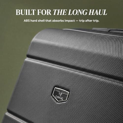 LUGG - Jetset 32 Inch Large Suitcase – Lightweight Hard Shell Luggage with TSA Lock – Water-Resistant ABS Spinner Suitcase – 4 Wheels – 86x58x31cm Travel Bag — view 3