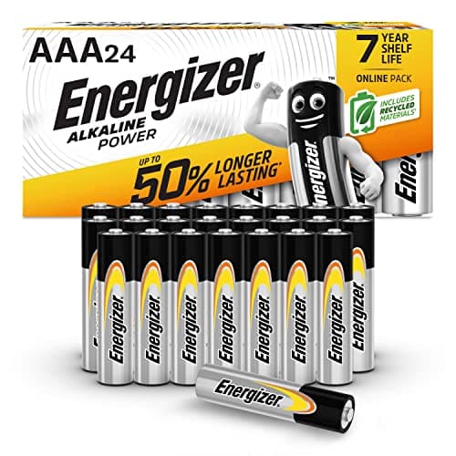 Energizer AAA Batteries, Alkaline Power, 24 Pack, Triple A Battery Pack - Amazon Exclusive & Rapesco 1471 Germ-Savvy Antibacterial, Marlin Stapler, R4 Staple Remover & 5000 26/6 mm Staples — view 2