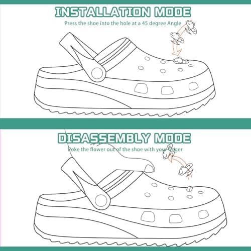 Spunklad 13Pcs Camping Shoe Charms Decoration for Croc Clog Sandals, Outdoors Travel Croc Charms Accessories for Boys Girls Teens Adults Men Women Party Favor — view 3