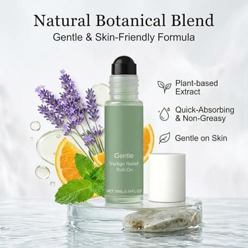 Vertigo Soothing Roll-On (2 Pcs), Natural Essential Oil Blend with Lavender, Travel Comfort & Daily Balance Care Routine for Men & Women,Gentle,Skin-Friendly Calming Aroma, 10ml x 2 — view 2