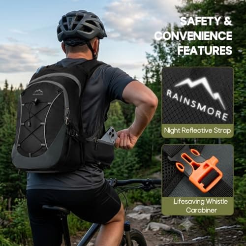 RAINSMORE Hydration Backpack With 2L Hydration Bladder Running Backpack — view 2
