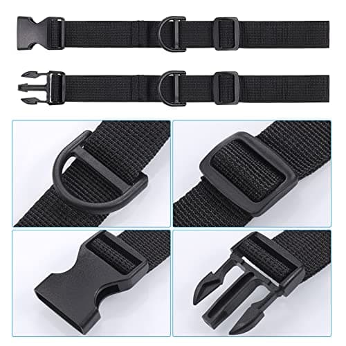 Zocipro 2Pcs Backpack Chest Strap, Adjustable Backpack Straps Belt with 4Pcs Quick Release Buckle and 10Pcs Zipper Pulls for Hiking, Running, Outdoor Activities — view 3