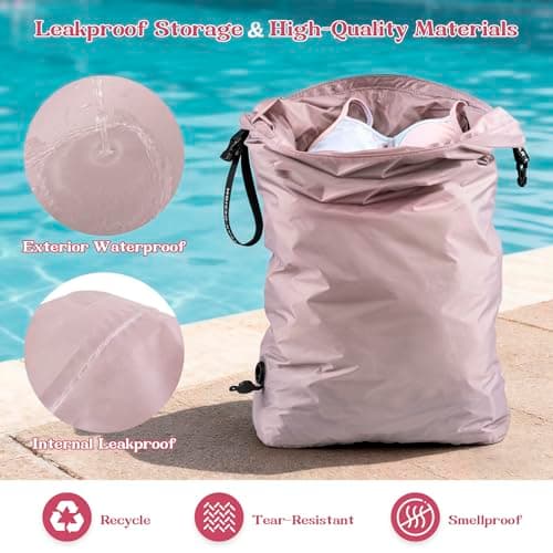 ByYear Travel Laundry Bag for Dirty Clothes, Waterproof Vacuum Storage Bag — view 4