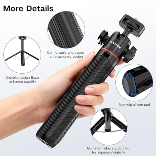 Mini Selfie Stick Tripod for Action Cameras 58CM/23" Tabletop Tripod — view 5