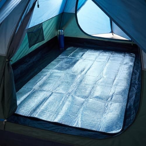 BESPORTBLE Aluminum Foil Camping Mat, Thermal Reflective Sleeping Pad with EVA Foam, Waterproof Outdoor Picnic Blanket and Moisture-Proof Ground Sheet for Hiking, Festival and Beach, with Carry Bag — view 3