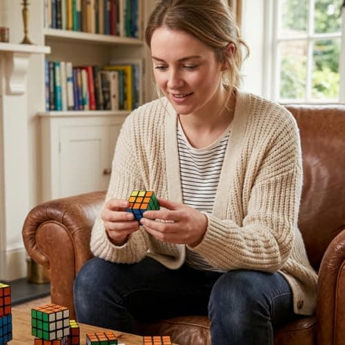 20Pcs Mini Rubix Cube Set, 3x3 cm Small Puzzle Blocks for Party Bag Fillers, Rewards and Travel — view 5