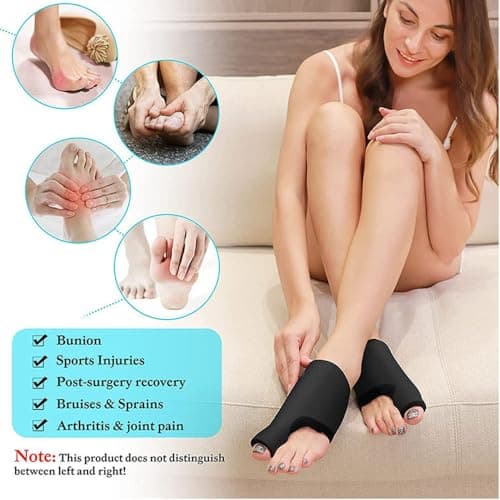 Oaygat 1 Packs Forefoot & Big Toe Gel Ice Wraps Reusable Hot Cold Therapy Foot Ice Packs Relief for Bunions Gout Swelling Sports Injuries & Big Toe Discomfort — view 3
