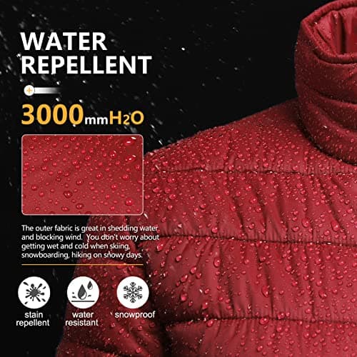 Outdoor Ventures Women's Packable Puffer Jacket Lightweight Quilted Jacket — view 3