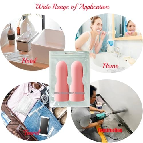 50Pairs Individually Wrapped Soft Foam Anti-Noise Travel Disposable Earplugs for Quiet; Deep Sleep Protector Earplug; Noise Cancelling Sleep Ear Plugs for Sleeping,Hearing Safety Protection — view 6