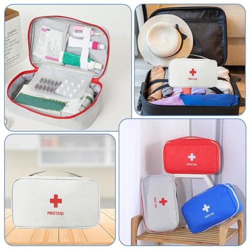 XINGSUI 1 Pcs Empty First Aid Bag, Travel Medicine Bag, for Home, Office — view 5