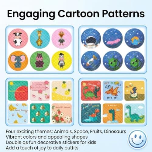 144 Mosquito Stickers and Patches, Insect Repellent Wearable Sticker Set with 24 Patterns, Outdoor Mosquito Patches for Kids Adults Camping Hiking and Travel — view 5