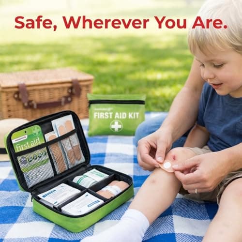 2x24 Piece First Aid Kit Compact Portable Emergency Medical Pouch for Home Office Travel Car Camping Workplace Safety Kit – Bundled by Smart Cutie — view 6