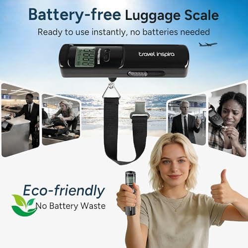 travel inspira Battery-Free Luggage Scale, Suitcase Weighing Scales — view 2