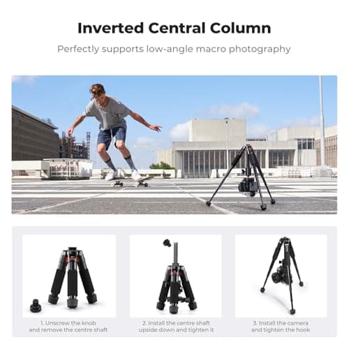 K&F CONCEPT 21.6"/55cm Compact Small Camera Tripod — view 6