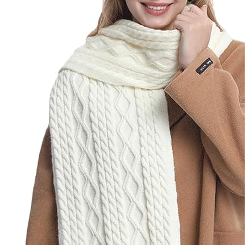 MAZELIKEHOOD Hat Scarf Gloves Set for Women 3Pcs Ladies Winter Warm Knitted Beanie Hat Scarf Neck Warmer Gloves 3 in 1 Cold Weather Set — view 3