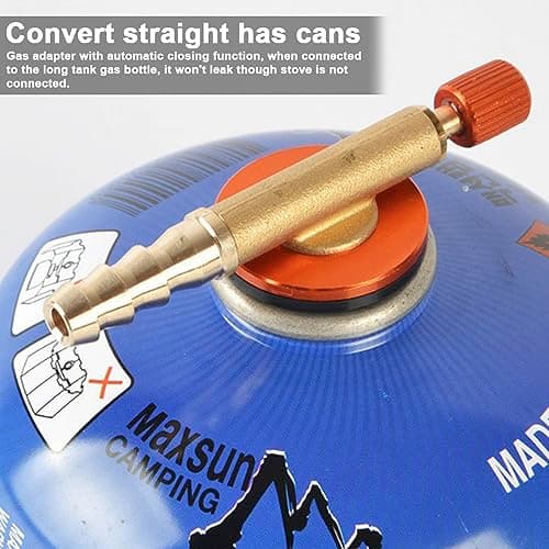 Valve Caps Camping Gas Refill Adapter for Butane Canister, 2 Piece Set — view 6