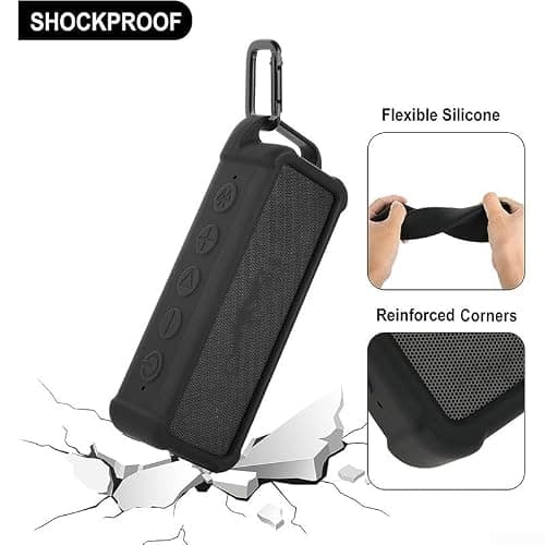 Portable Speaker Bag with Carabiner Clip and Handle — view 5