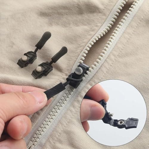 21 PCS Zip Repair Kit, Replacement Zipper Slider Set for Bags and Coats — view 3