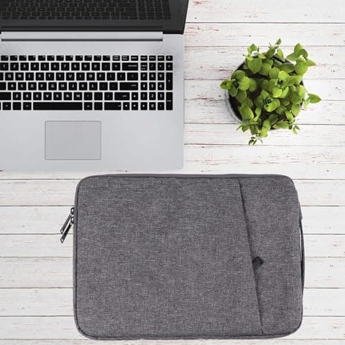 Laptop Sleeve Bag Polyester Protective Case with Handle — view 6