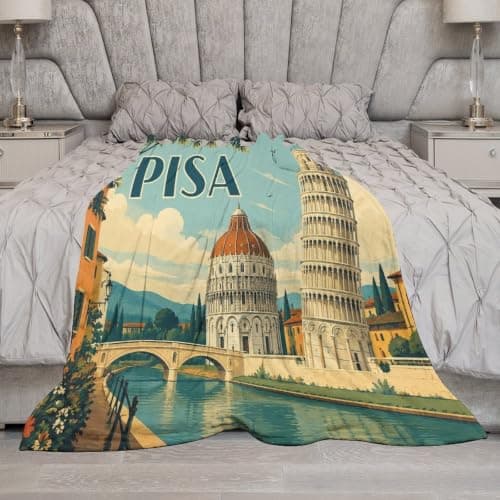 TBDUEPS Pisa Travel Soft Bed Blanket 40"x50", New Year Gift — view 5