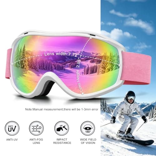 FMY Ski Goggles Snowboard Goggles for Men Women Adults Youth — view 3