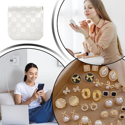 Makeup Bag Small Automatic Closure Bracelet Storage — view 4