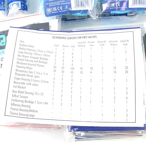 Premium 210pc First Aid Kit Refill Large BSI UK Approved — view 4