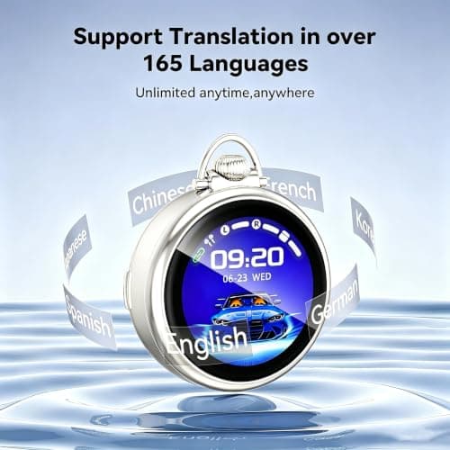 Yworlln NE71 Translator Earbuds, Translation Earbuds Real Time, Wireless Earbuds with Touch Screen, Bluetooth 6.0, Languages Translator Earbud, Translator Device Portable for Travel Business Learning — view 2
