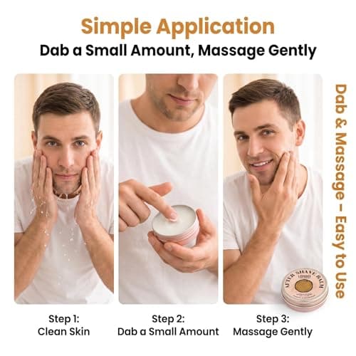 Aftershave balm for Men 4 Pack Gift Set, 1 Fl Oz Pocket Size — view 4
