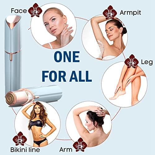 Lady Shaver for Women, Facial Hair Remover, Facial Hair Remover for Women, USB Rechargeable Facial Epilator, Hair Removal Device for Peach Fuzz/Facial Hair/Lip/Chin Travel Size — view 6