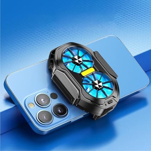 Phone Cooler for Game 2-Fan Mobile Phone Cooling Pad with Clip — view 6