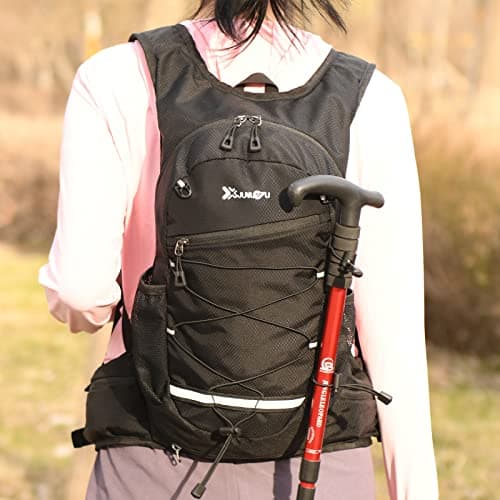 Fistcale Hiking Backpack, 8L Black hydration Running Rucksack, Functional Gift for Men & Women Daily Commutes, Cycling, Jogging, Hiking — view 6