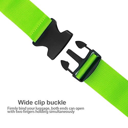 Heavy Duty Luggage Straps for Suitcases Packing Belts Travel Accessories Adjustable Bag Strap 2 Pack — view 5