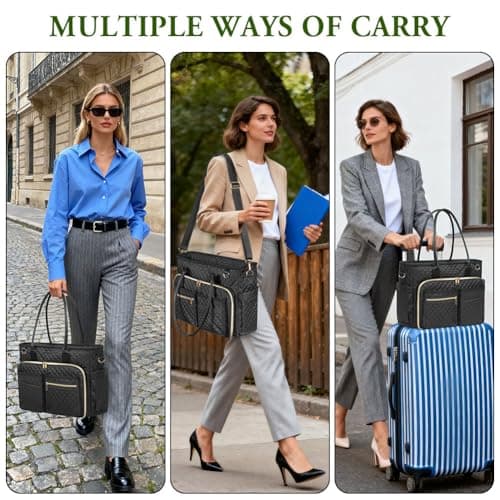 APXEL Laptop Bag Briefcase for Women Large Laptop, 15.6 inch Teacher Bag — view 2