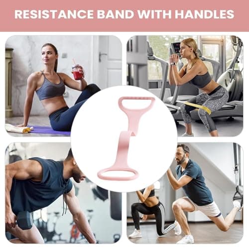 Latex Fitness Rings - Dynamic Tension Loops, Core Stability Straps, Athletic Performance Stretching Aid Bundle | Full Body Training Accessory Set For Home Gym Yoga Pilates Travel Outdoor — view 4