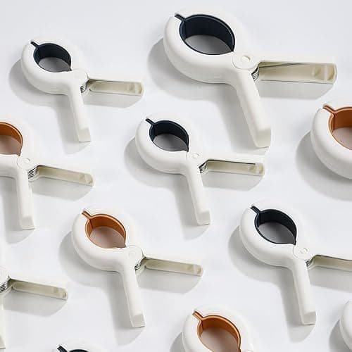 8 Pcs Beach Towel Clips for Sun Loungers Towel Laundry Clips Strong Grip Clothes Pegs Non-Slip Towel Pegs for Washing Line Pool Chairs Sunbeds Keep Your Towel from Blowing Away-(4Blue+4Orange) — view 3