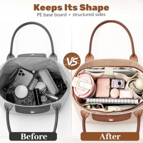 FANGCCC Bag Organiser for Longchamp Le Pliage Long Handle (M) — view 6