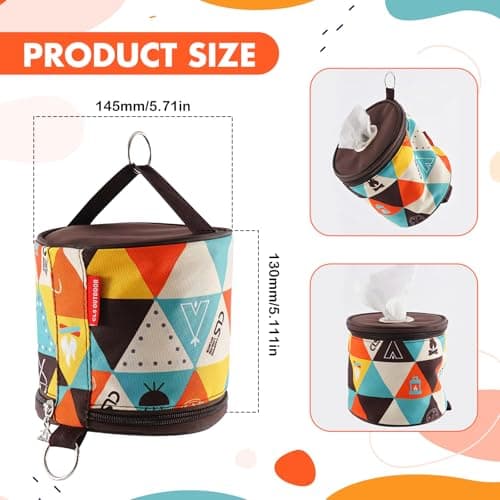 Waterproof Toilet Roll Case for Camping Outdoor Activity Holder, B — view 3