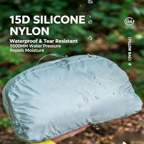 Honseadek Lightweight Waterproof Camping Storage Bag and Pillow for combo — view 6