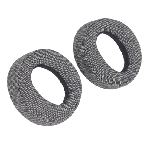 TYTOGE Ear Pads, Grey Replacement Cushions Soft Linen Memory Foam Repair Parts for Pulse 3D Wireless Headphones — view 5