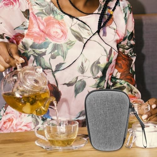 Tea Set Storage Bag with Zipper for Travel and Home Organization — view 5