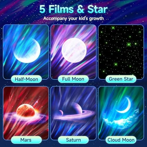 OneFire Galaxy Projector 16 Color Teenage Girl Gifts 5 Films Star Projector — view 3