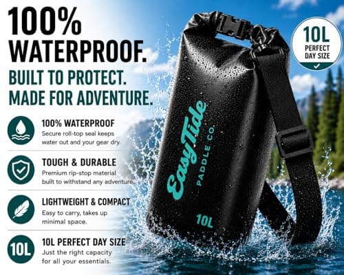 EasyTide 10L Waterproof Dry Bag – Roll-Top Dry Sack for Kayaking & SUP — view 2